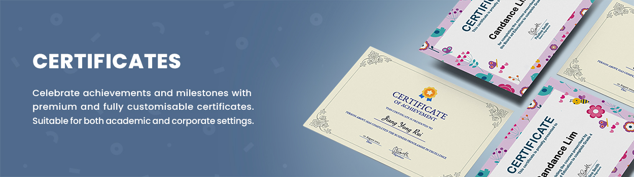 Certificates